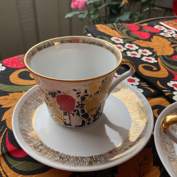 Tea pair “Field Poppies” (2 cups with saucers) - Picture 3 of 10